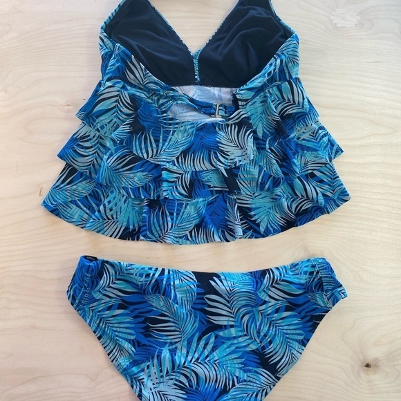 Time and Tru Two Piece Swim Suit size large (10-12) (EP) - Picture 9 of 11